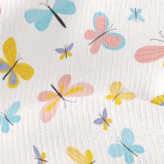 Colorful Butterflies Stretch Jersey