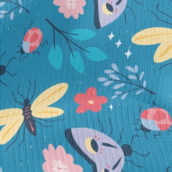 Insects And Flowers Stretch Jersey
