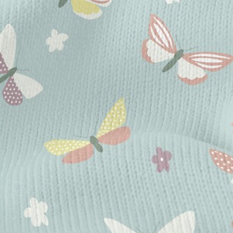 Butterflies Flying Stretch Jersey