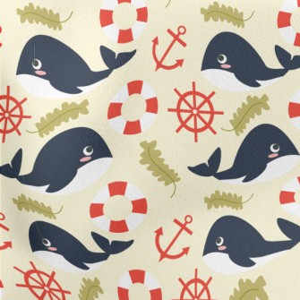 Whale And Rudder Lightweight Cotton Poplin
