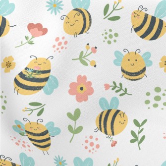 Lively Bee Lightweight Cotton Poplin