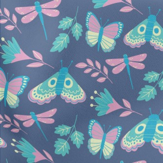 Butterflies And Moths Lightweight Cotton Poplin