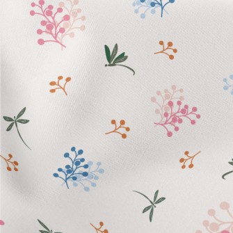 Wildflowers And Dragonflies Lightweight Cotton Poplin