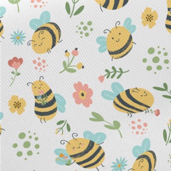 Lively Bee Midweight Cotton Poplin