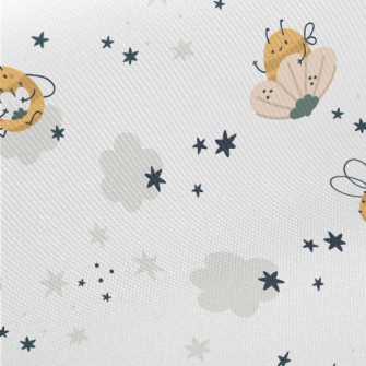 Bee In Flower Midweight Cotton Poplin