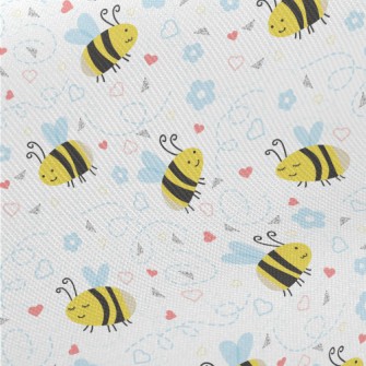 Leisurely Bee Midweight Cotton Poplin