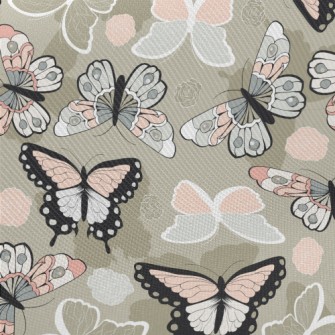 Colorful Butterfly Midweight Cotton Poplin