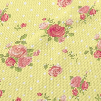 Cute Little Rose Birdseye Piqué