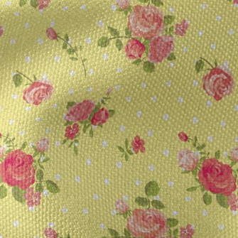 Cute Little Rose Waterproof Canvas