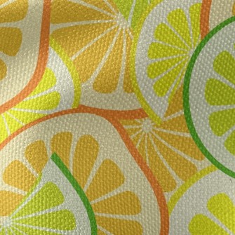 Sliced Juicy Oranges Waterproof Canvas