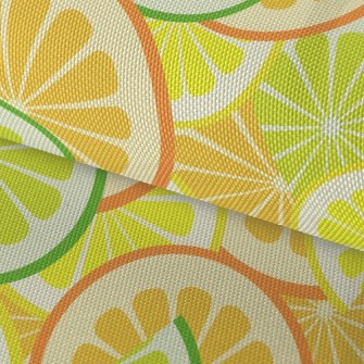 Sliced Juicy Oranges Waterproof Oxford