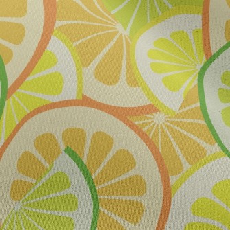 Sliced Juicy Oranges Chiffon