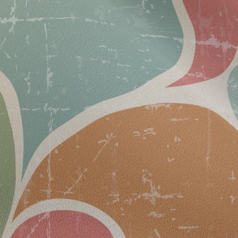 Vintage Abstract Illustration Chiffon