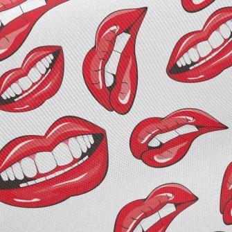 Charming Red Lips Twill