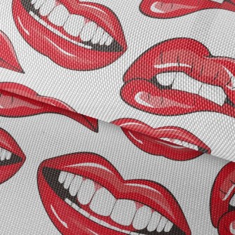 Charming Red Lips Waterproof Oxford