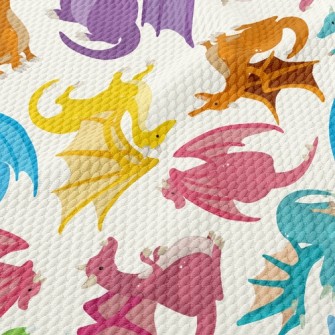 Colorful Charizard Birdseye Piqué