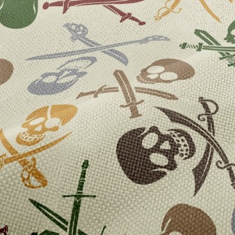 Colorful Pirate Skull Performance Linen