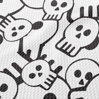 Funny Skull Birdseye Piqué