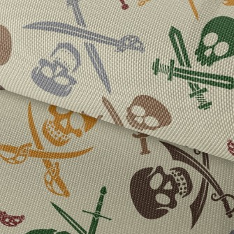 Colorful Pirate Skull Waterproof Oxford