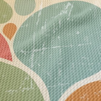 Vintage Abstract Illustration Birdseye Piqué