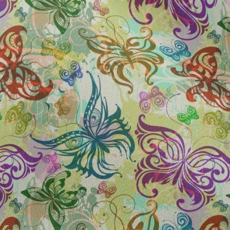 Gorgeous Color Butterfly Chiffon