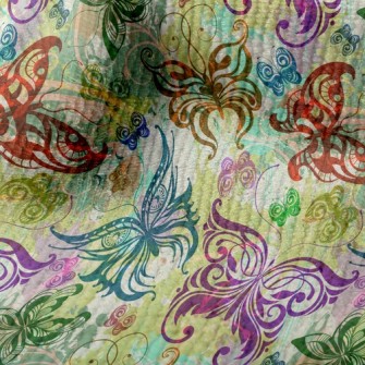 Gorgeous Color Butterfly Terry