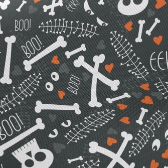 Bone Skeleton Twill