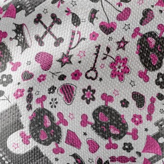 Happy Skull Waterproof Canvas