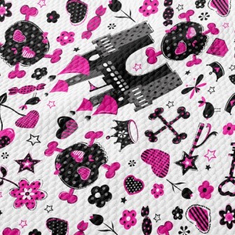 Happy Skull Birdseye Piqué