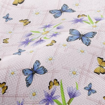 Elegant Two-Color Butterfly Performance Linen
