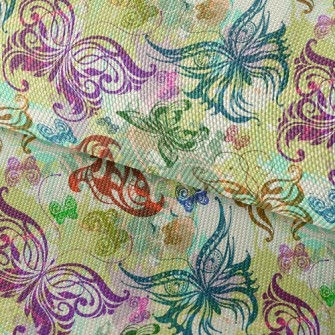 Gorgeous Color Butterfly Waterproof Oxford