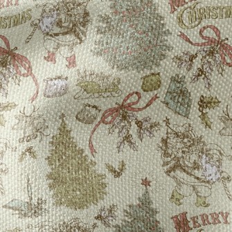 Merry Christmas Waterproof Canvas