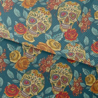 Painted Skull Waterproof Oxford