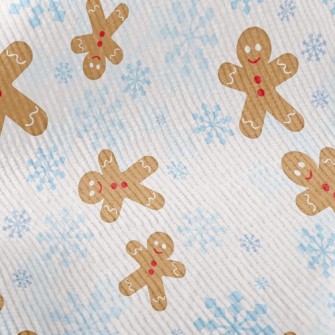 Snowflake Gingerbread Man Standard Corduroy