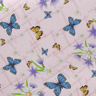 Elegant Two-Color Butterfly Twill