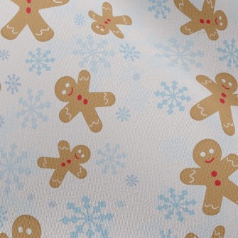 Snowflake Gingerbread Man Chiffon