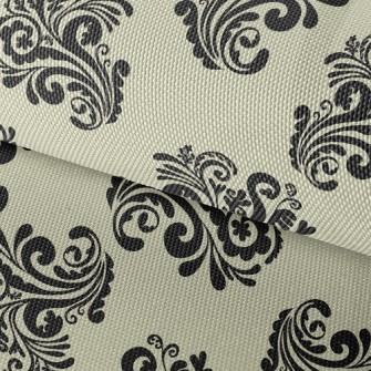 Damask Flowers Waterproof Oxford