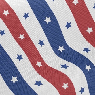 Striped Stars Twill