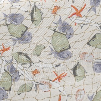 Fish In Fishnet Twill