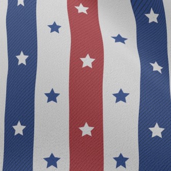 Striped Stars Chiffon
