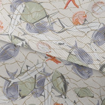Fish In Fishnet Waterproof Oxford