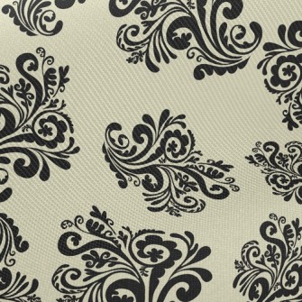 Damask Flowers Twill