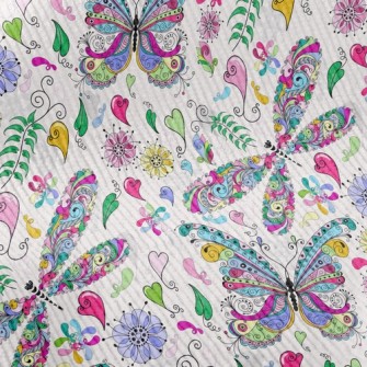 Colorful Butterfly Standard Corduroy