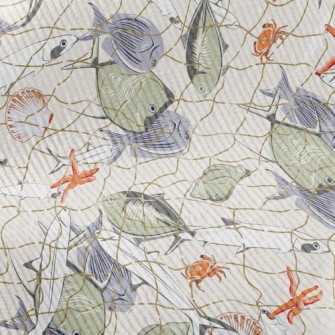 Fish In Fishnet Standard Corduroy