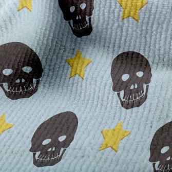 Black Skull Star Terry