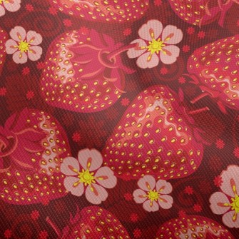 Sweetheart Bright Strawberries Dobby