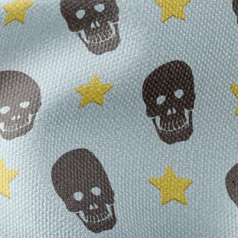 Black Skull Star Waterproof Canvas