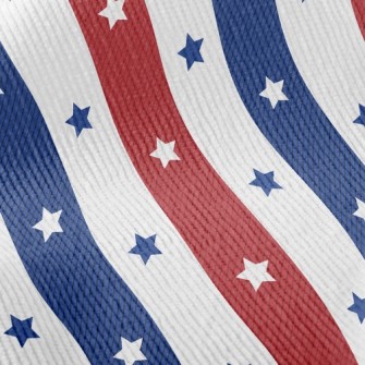 Striped Stars Standard Corduroy