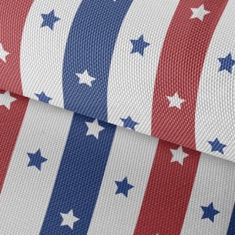 Striped Stars Waterproof Oxford