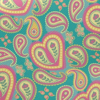 Heart Shaped Amoeba Illustrati Twill